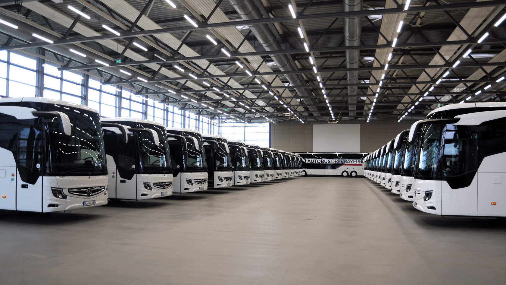 Två bussföretag, 24 turistbussar.