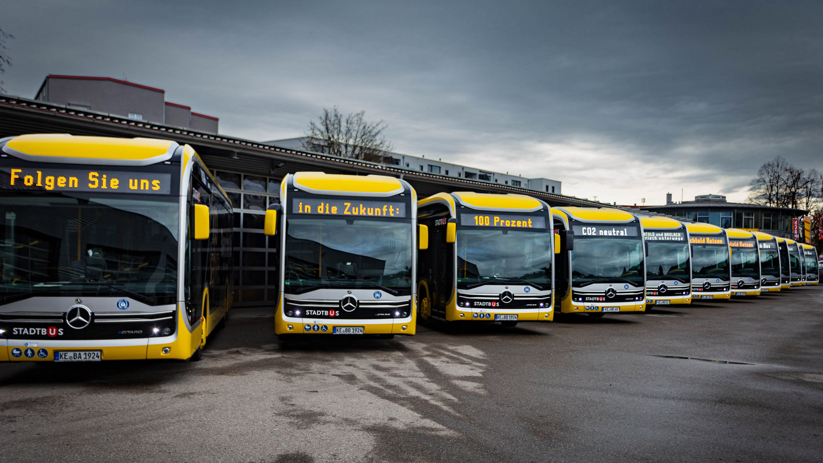 Der eCitaro elektrifiziert den Kemptener Stadtverkehr.