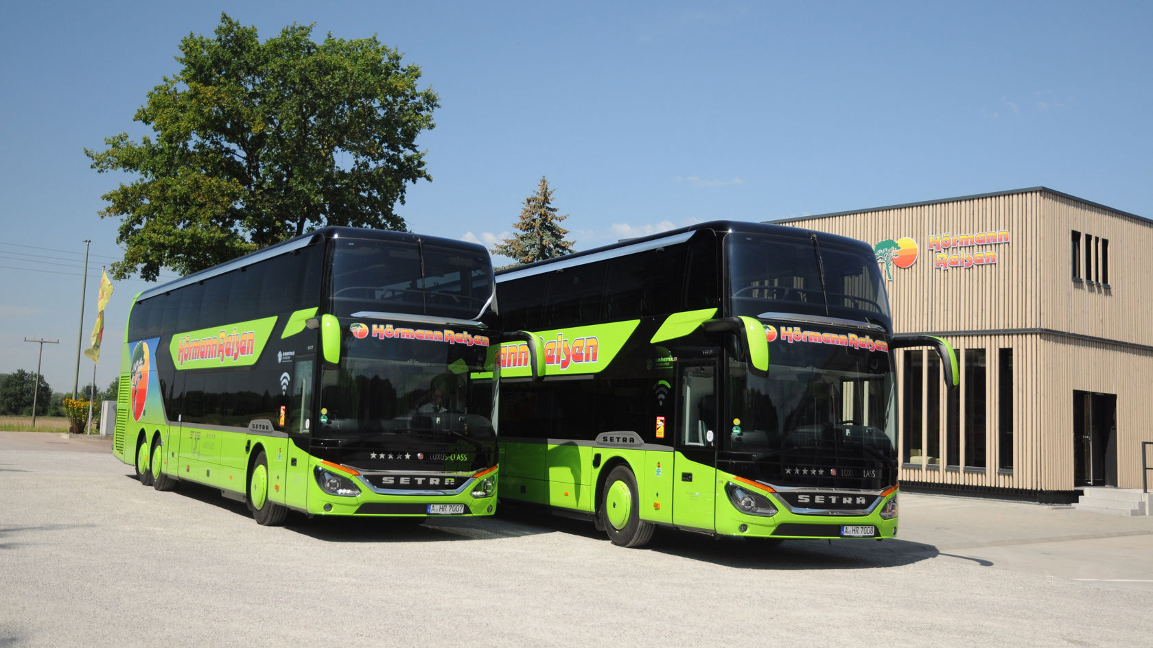 Os autocarros de turismo marcam pontos na proteção climática.